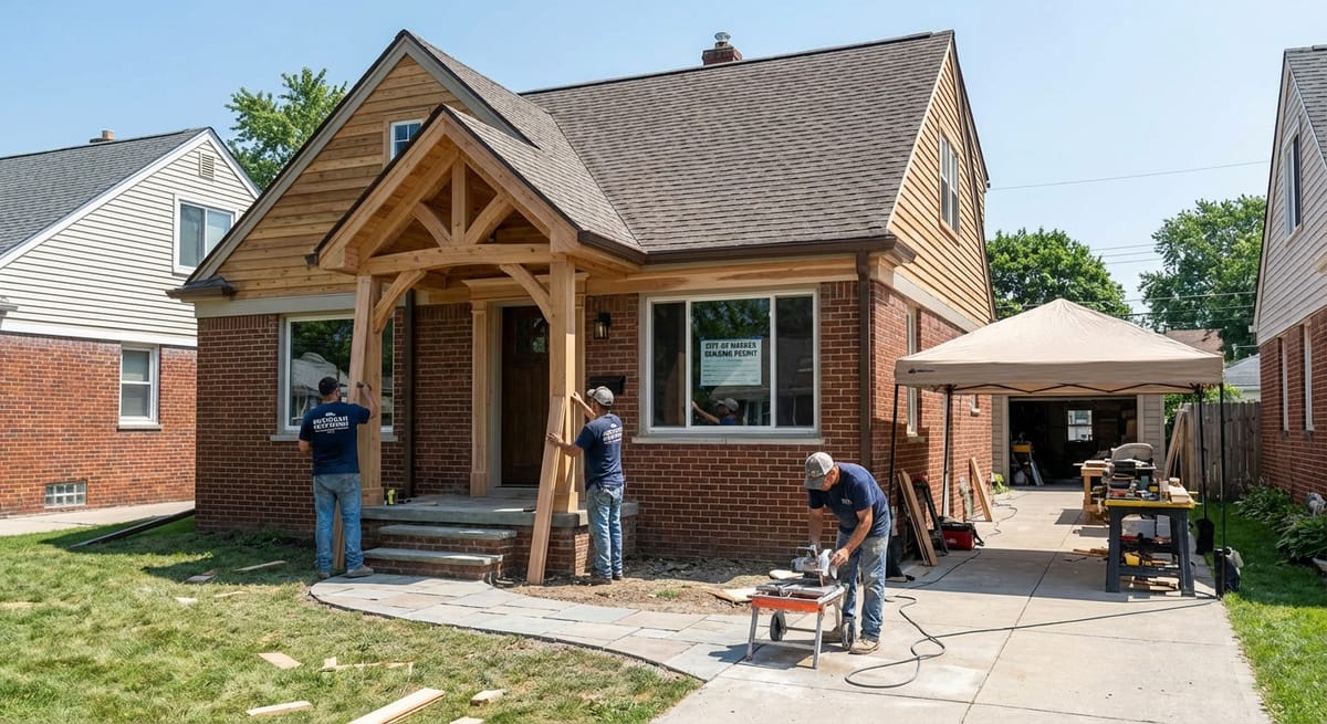 Expert workmanship residential property by Warren Home Siding